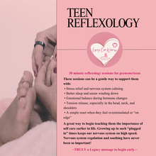 Load image into Gallery viewer, Teen 30 Minute Reflexology Session