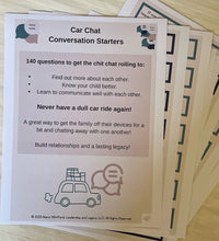 Load image into Gallery viewer, Car Chat Conversation Starters Printed and Shipped