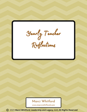 Load image into Gallery viewer, Yearly Teacher Reflections Download