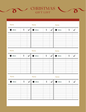 Load image into Gallery viewer, FREE Christmas Planning Downloads/Printables
