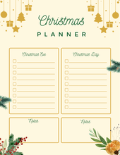 Load image into Gallery viewer, FREE Christmas Planning Downloads/Printables
