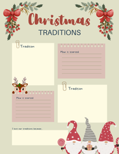 Load image into Gallery viewer, Christmas Season Traditions Planning: Digital Download
