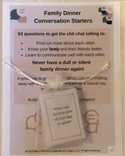 Load image into Gallery viewer, Family Dinner Conversation Starters Printed and Shipped
