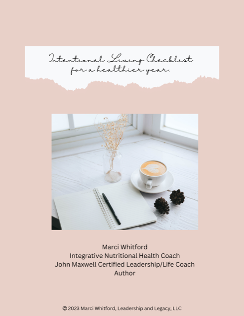 Free Intentional Living Checklist Download