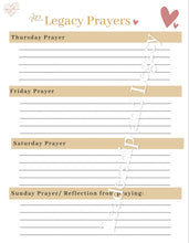 Load image into Gallery viewer, Legacy Prayers Template Download/Printable
